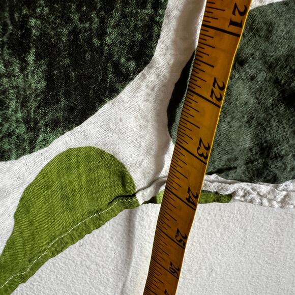 Green‎ Polka Dot Top, Retro, Mod, Vintage, Retro, Cottagecore, Playful, Large - Picture 4 of 5